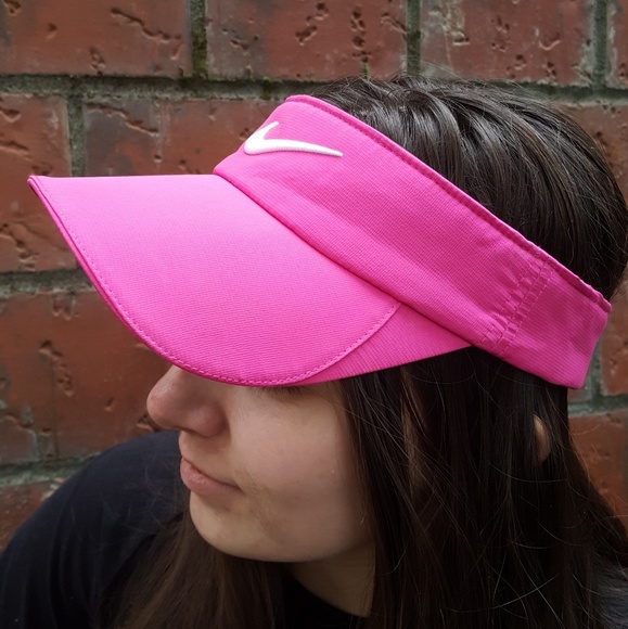 hot pink nike visor